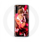 Coque pour Huawei P30 Tanjiro Demon Slayer Kimetsu no Yaiba en col&egrave;re