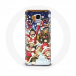 &Uuml;mbris Samsung Galaxy A8 2018 One Piece Christmas Day Anime Manga jaoks