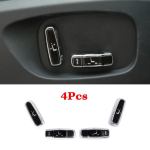 Autoistme reguleerimisnupu katte trimm Land Rover Discovery 5 L462 Discovery Sport Range Rover Vogue L405 Sport Evoque 16-17 4Pcs black