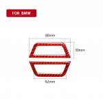 2pcs Carbon fiber for BMW 3 Series E46 1998-2005 Car Roof Reading Light Lamp Decoration Cover Stickers Car Interior Accessories must