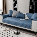 Veekindel Diivanikate Universaalne Libisemiskindel Nahast Diivanikate Padi Paksustatud Ruuduline Elutuba Kassikriimustuste Vastu Kaitse Diivan 90X120CM 1PCS