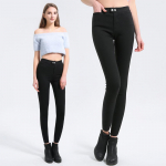 Naiste s&auml;&auml;rised K&otilde;rgelt venivad k&otilde;rge v&ouml;&ouml;kohaga p&uuml;ksid Elastsed pliiatsp&uuml;ksid Plus Size L