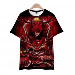 Hazbin Hotel Anime Naiste T-s&auml;rgid Graafiline s&auml;rk Multikas tr&uuml;kitud O-kaelusega Suured l&uuml;hikesed varrukad Mood Meeste R&otilde;ivad T&auml;navar&otilde;ivad L