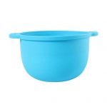 Silikoonvaha soojendaja vooder k&auml;epidemega Mittenakkuv vahapott kauss karvaeemaldus vaha sulamisoojendaja soojendusmasina konteineri vahetus sinine