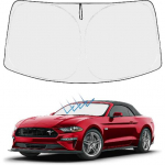 Proadsy 2024 Uuendus Esiklaasi P&auml;ikesekaitse Kokkupandav P&auml;ikesesirm Kaitse Kohandatud Sobivus Ford Mustang 2015-2023 2024 (EI Ford Mustang Mach-E jaoks)