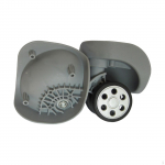 1 paar pagasirattad kohvri rattad, p&ouml;&ouml;rlevad 3,5-tollised k&otilde;rged kulumiskindlad mitmek&uuml;lgsed isetegemise tarvikud must