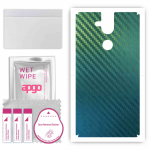 apgo Protective Skin Sticker for the back compatible with Nokia 8 Sirocco, Wrap Film, Foil, Vinyl - Pattern Carbon Chameleon CAKA1