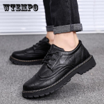 Meeste klassikaline kleit Kingad Nahast nikerdatud pidulikud kingad Oxfordi tossud terava otsaga nahast kleitkingad 44 must