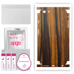 apgo Protective Skin Sticker for the back+sides compatible with Apple iPhone 6s Plus, Full Wrap Film, Foil, Vinyl - Pattern Tigerwood