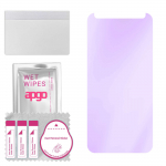 apgo Anti-Blue 9H Hybrid protective glass compatible with Alcatel 1v (2019), flexible nano glass, great replacement for tempered glass, scratch-resist