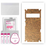 apgo Protective Skin Sticker for the back+sides compatible with Google Pixel 6 Pro, Full Wrap Film, Foil, Vinyl - Pattern Rusty Copper