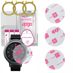 3x apgo Ultra-Clear Hybrid protective glass compatible with LG Watch Style, flexible nano glass, great replacement for tempered glass, scratch-resista