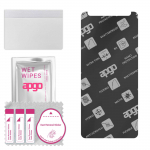 apgo MATTE Hybrid protective glass compatible with Wiko Y51, flexible nano glass, great replacement for tempered glass, scratch-resistant, full glue