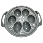 Thermomix keedumuna TM5 TM6 TM31 mudelite jaoks Boiler koogipann 6 &uuml;hes kondiitritooted munaauruti ahju k&uuml;psetusvorm K&ouml;&ouml;k munade keetmine must