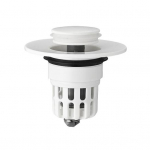 H&uuml;pikvannikorgi &auml;ravooluava 2-&uuml;hes messingist s&uuml;damikuga juuksep&uuml;&uuml;dur Vannitoa lihtsasti paigaldatav messingist s&uuml;damikuga kraanikausi valamu pistik 1,3 jaoks