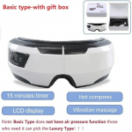 Taaslaetav silmade masseerija vibratsiooni&otilde;husurvega soojendav massaaž, l&otilde;dvestav v&auml;simus, stress Bluetooth muusika usb charge