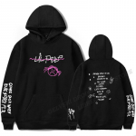 R&auml;ppar Lil Peep Hoodies Print Meeste Naiste Unisex Hoodie Casual Oversized Pullover Harajuku Pusa Mood Riietus Spordidress M