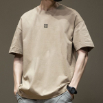100% puuvillane meeste T-s&auml;rk O-kaelusega poolvarrukatega vabaaja t-s&auml;rk meeste hip-hop pullover L