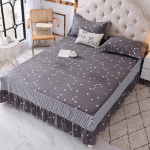 Kodu Uus Toode Puuvillane Voodiseelik Madratsikate Kaitsekate Tekk Puuvillane &Uuml;he Kahekohalise &Uuml;hekohalise Voodi Seelik 2 pillowcase 48x74cm