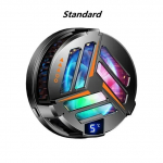 X25 mobiiltelefoni pooljuhtmagnetjahutusventilaator koos juhtmevaba laadimisfunktsiooni radiaatoriga IPhone'i Android PUBG m&auml;ngujahuti jaoks