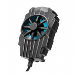 G6 mobiiltelefoni jahuti m&auml;ngutarvikute jaoks Vaigista radiaatori ventilaator iPhone'ile Samsung Xiaomi mobiiltelefoni USB universaalne m&auml;ngujahutus must