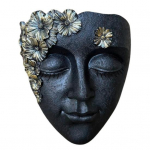 N&auml;ole seinale kinnitatav istutuspott ilmastikukindel k&ouml;&ouml;givilja-&uuml;rdi sukulentide hoidik vaigust lillepoti kujuke kodu r&otilde;du &otilde;ues must