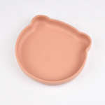 Silikoonist lauan&otilde;ud lastele multifilmi &otilde;htus&ouml;&ouml;gitaldrik Beebi lisatoidukauss beebi silikoontaldrik oranž