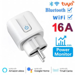 16A 20A EU Smart Socket WiFi Nutipistiku pistikupesad J&auml;lgimine Ajastusfunktsioon H&auml;&auml;ljuhtimine t&ouml;&ouml;tab rakendusega Tuya APP Alexa Google Home