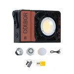 COLBOR W100R Tasku RGB Videovalgusti 100W Fotograafia LED T&auml;itevalgus 2700K-6500K Dimmeldatav APP EU Plug