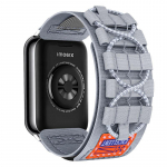 Nailonist silmusrihm Xiaomi Mi 8 Pro/Redmi kella 4 asendusk&auml;epaelale, punutud spordirihmale, meeste naiste k&auml;ekellapaela kiirkinnitusega hall v&auml;rv