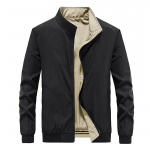 Mood S&uuml;giskrae P&ouml;&ouml;ratav jope Meeste Bomber Jope Meeste Tuulejoped Mantel Meester&otilde;ivad Vabaaja &otilde;huke lukuga jope M