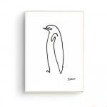 Picasso maalimine Abstraktne kunstitr&uuml;kk l&otilde;uendile Seinakunst Loomad Koeraplakat P&otilde;hjamaade plakatid Elutoa seinapildid 40x50cm No Framed