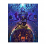 Prindid Moodne Seinakunst Modulaarne Pilt Kodu Dekoratsioon Abstraktne India Buddha Hindu Jumalad Issand Shiva Portree Maal Plakatid 70x100cm No Framed