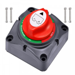 12V 200A aku aku eraldusl&uuml;liti, aku lahti&uuml;hendamise peal&uuml;liti, toitel&uuml;liti, veekindel paadi jahi auto mootorratta RV ATV UTV s&otilde;iduki jaoks 7.4*6.8*6.8cm must/punane