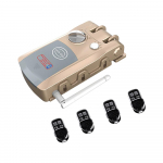 Kaugjuhtimispult Ukse lukk Koduturvalisus Topelt Vargusvastane Nutikas lukk &Auml;pi ja BT avamine Juhtmevaba roosa kuldne v&auml;rv