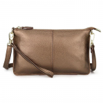 2024 Ehtsast Nahast V&auml;ikesed Naiste &Otilde;lakotid Suurep&auml;rane Lehmapealsest Nahast Ristkandmiskott Messenger-kott Suure Mahutavusega Klatsid Naistele pronksi