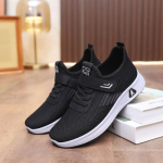 Kevad- ja suvised hingavad Flyknit k&otilde;ndimisjalatsid Naiste vabaaja spordijalatsid libisemisvastased riidest jalatsid kesk- ja vanemaealistele 36 lilla