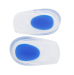 Heel Support Pad Cup Gel Silikoonist sisetald Plantar Fasciiti Shock Cushion Ortic 11 x 7 x 1cm