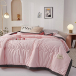 Suvine jahutav lohutus puhas v&auml;rviga pestud puuvillane kliimaseade tekk hingav pehme vooditekk 110*150cm