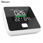 Dienmern PM2.5 detektor koos temperatuuri ja niiskuse kuvamisega kiire ja t&auml;pne lasersensoriga &otilde;hukvaliteedi monitor valge