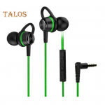 3,5 mm juhtmega k&otilde;rvaklapid k&otilde;rvasisesed stereok&otilde;rvaklapid mikrofoniga Puhas bass, m&uuml;rasummutus Metallist raske bassiga k&auml;ed-vabad spordipeakomplekt muusika m&auml;ngimiseks. roheline