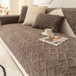 Jacquard Velvet Plush tepitud diivanir&auml;tik Superpehme libisemiskindel sektsioondiivani kate elutuppa L-kujuline diivanikate 70x70cm 1pc