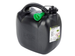 Plastikust k&uuml;tusekanister, 10L, ovaalne, must 1