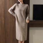 Naiste ka&scaron;miirkleit Qinghe ka&scaron;miir 30% ka&scaron;miir 70% vill s&uuml;gis-talvine ka&scaron;miir seelik pehme ja soe L pruun