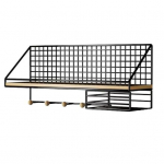 Seinale kinnitatavad ujuvad riiulid hoiurest Roostekindel tugev kandev&otilde;ime Kergesti paigaldatav metallist raamaturiiul B must