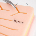 &Otilde;mbluspraktika Medical Silicone 3 Layer Suturing Pad Inimese nahamudeli koolitus