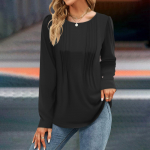 Naiste mood kleidid S&uuml;gised vabaaja topid pikkade varrukatega s&auml;rgid lahtised pulloverid XL must