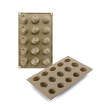 Moule valamine Panna Cotta - Ibili - 871900 - 100% silikoon - 15 minivormi - 30cm x 14cm x 3cm