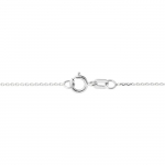 Kanal &ndash; LEA &; ARTHUR - V&auml;ike mudel - 375 valge kuld - Pikkus 30 cm - For&ccedil;at Link