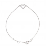 LOVA LOLA VAN DER KEEN - S&uuml;damek&auml;ev&otilde;ru - Prestiižiehted - S&uuml;nteetiline teemant - 925 Sterling h&otilde;be - Naiste ehted